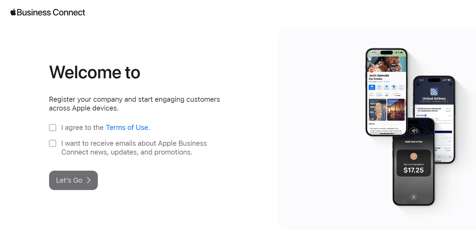 How to Add Your Business to Apple - Sign Up For Buisness Connect 2 