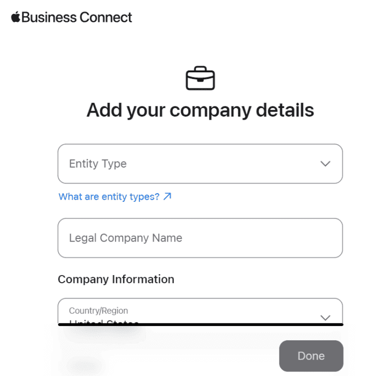 How to Add Your Business to Apple - Sign Up For Business Connect 3 768x738 